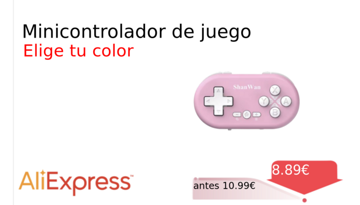 Minicontrolador de juego