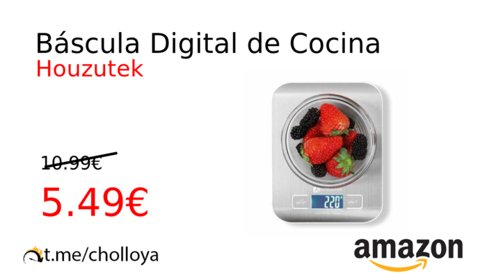 Báscula Digital de Cocina