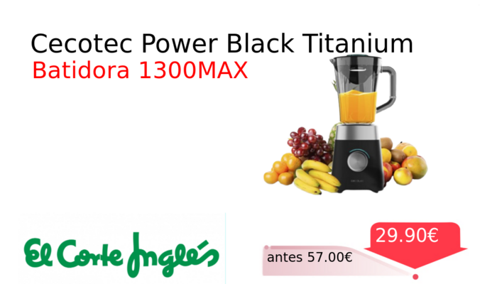 Cecotec Power Black Titanium
