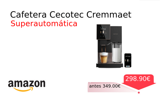 Cafetera Cecotec Cremmaet