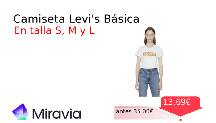 Camiseta Levi's Básica