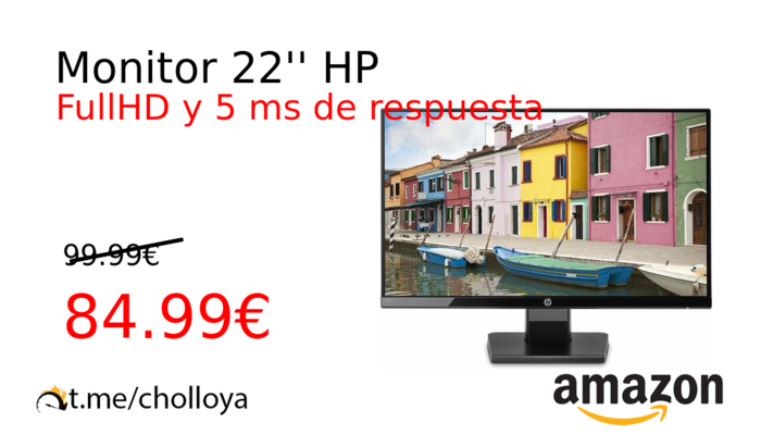 Monitor 22'' HP