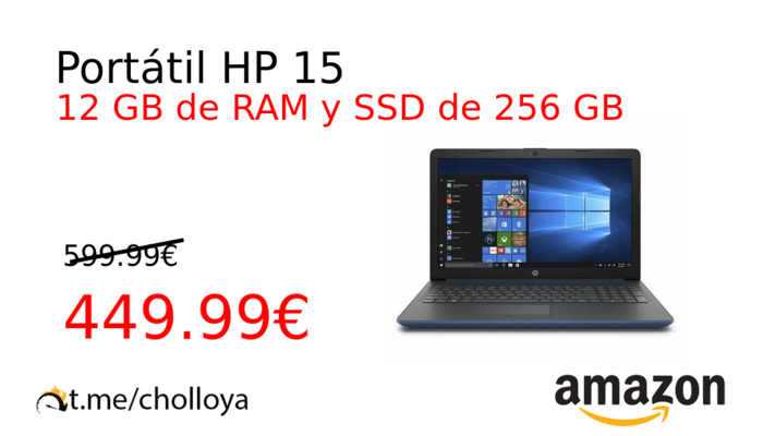 Portátil HP 15