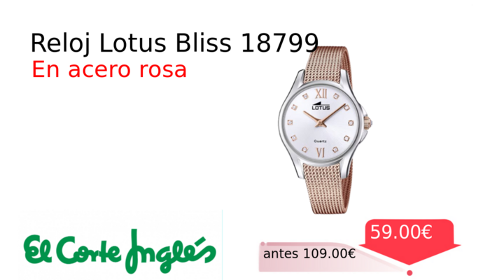 Reloj Lotus Bliss 18799