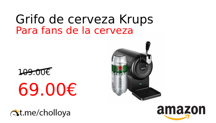 Grifo de cerveza Krups