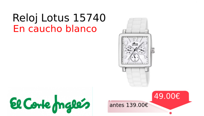 Reloj Lotus 15740