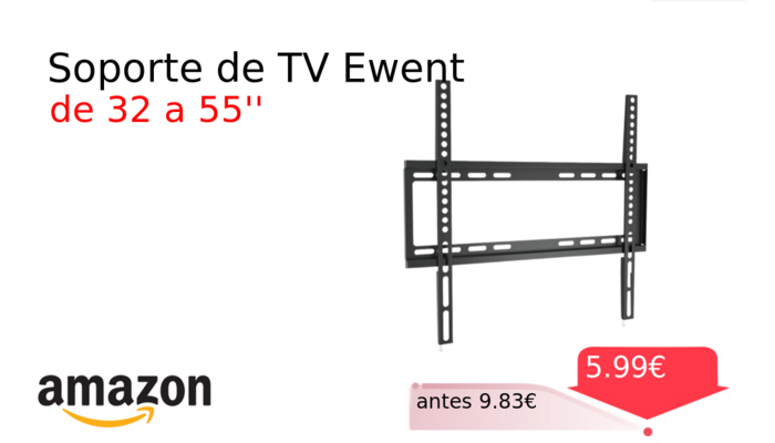 Soporte de TV Ewent