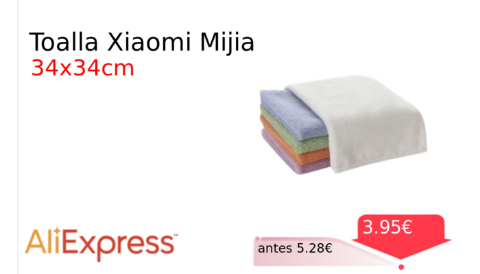 Toalla Xiaomi Mijia