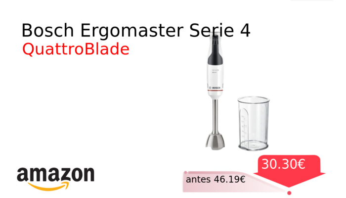Bosch Ergomaster Serie 4
