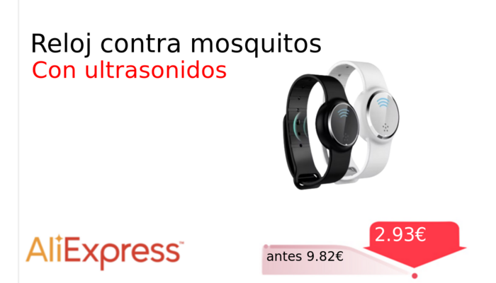 Reloj contra mosquitos
