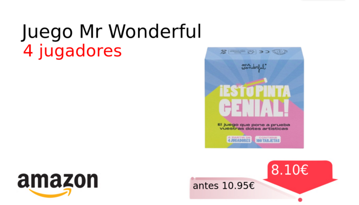 Juego Mr Wonderful