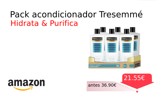 Pack acondicionador Tresemmé