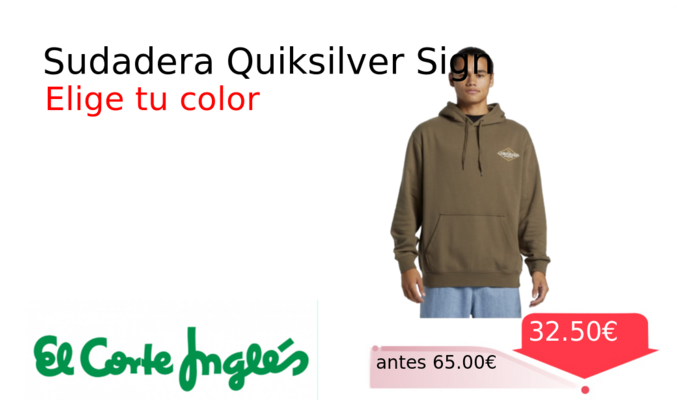 Sudadera Quiksilver Sign