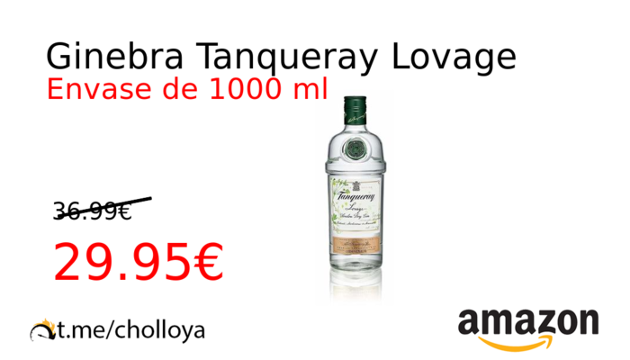 Ginebra Tanqueray Lovage