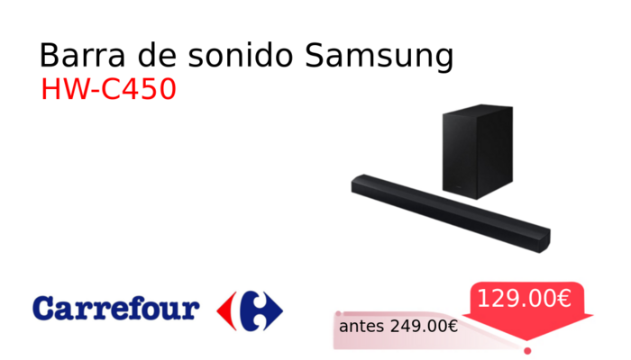 Barra de sonido Samsung