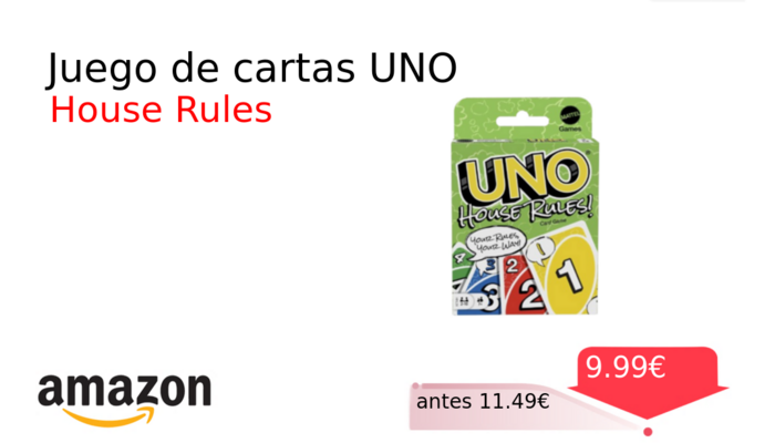Juego de cartas UNO