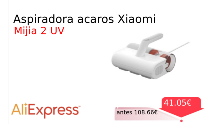 Aspiradora acaros Xiaomi