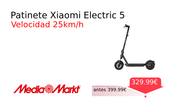 Patinete Xiaomi Electric 5