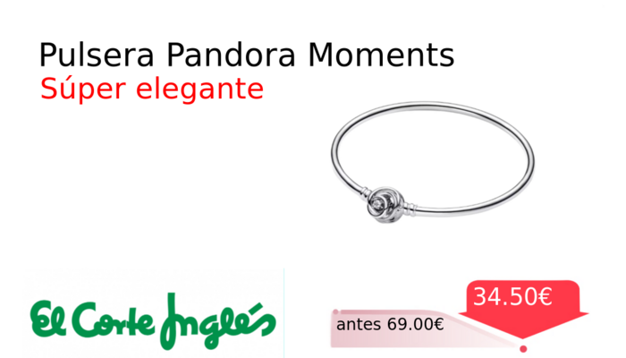 Pulsera Pandora Moments