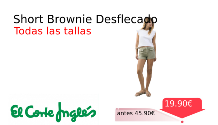 Short Brownie Desflecado