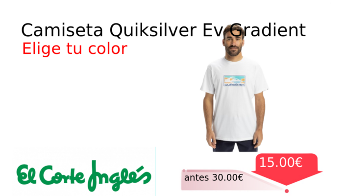Camiseta Quiksilver Ev Gradient