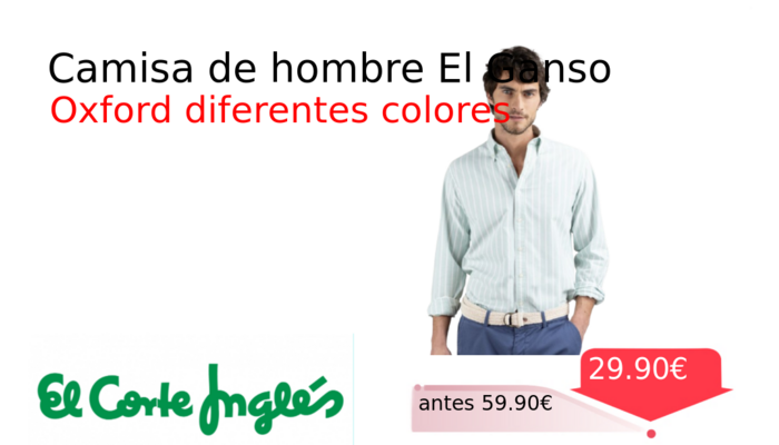 Camisa de hombre El Ganso