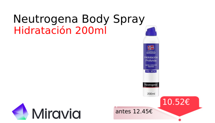 Neutrogena Body Spray