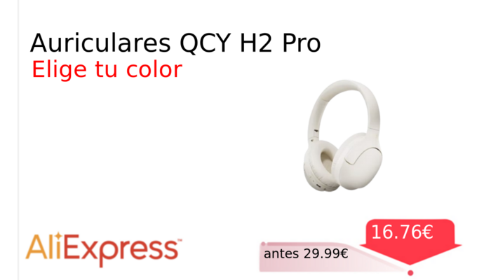 Auriculares QCY H2 Pro