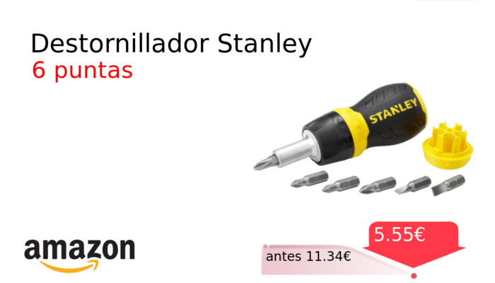 Destornillador Stanley