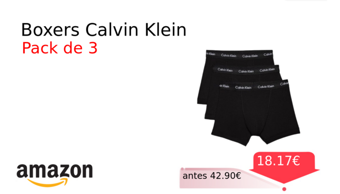 Boxers Calvin Klein