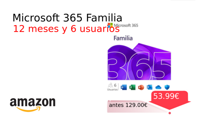 Microsoft 365 Familia