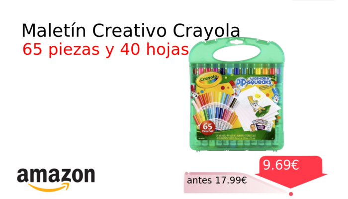 Maletín Creativo Crayola