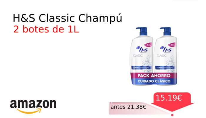 H&S Classic Champú