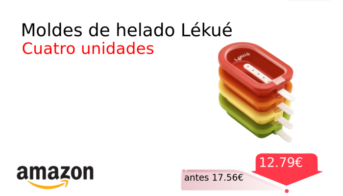 Moldes de helado Lékué
