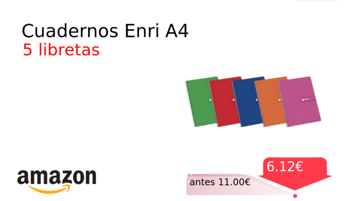 Cuadernos Enri A4