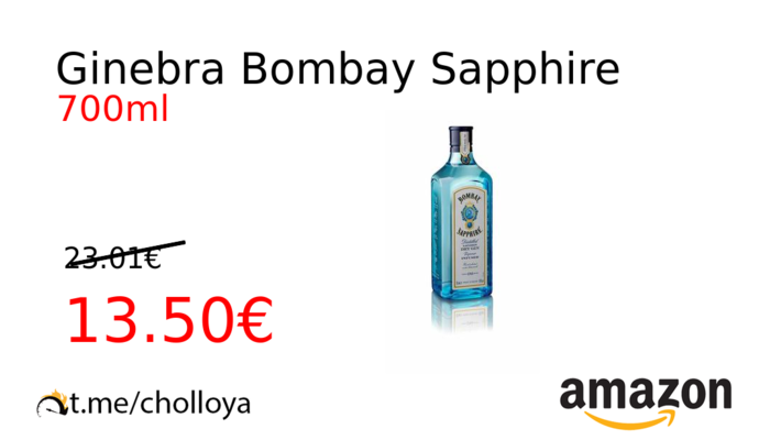 Ginebra Bombay Sapphire