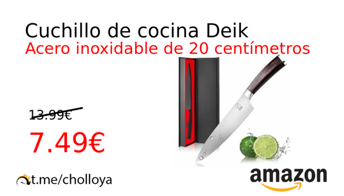 Cuchillo de cocina Deik