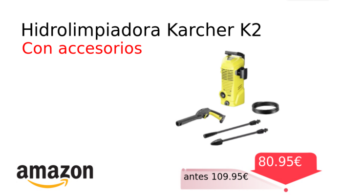 Hidrolimpiadora Karcher K2