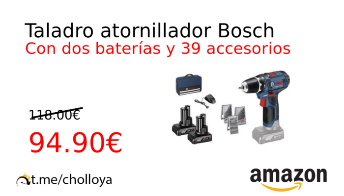 Taladro atornillador Bosch