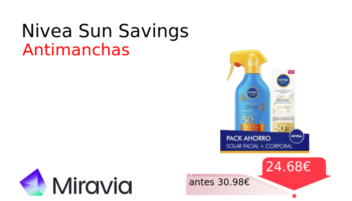 Nivea Sun Savings