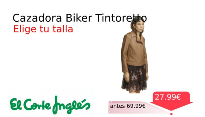 Cazadora Biker Tintoretto