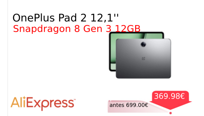 OnePlus Pad 2 12,1''