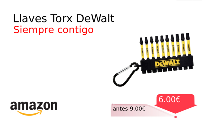 Llaves Torx DeWalt