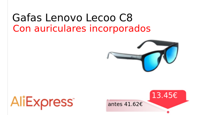 Gafas Lenovo Lecoo C8