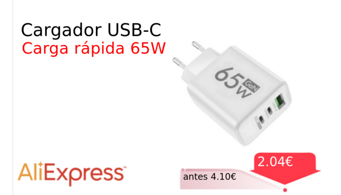 Cargador USB-C
