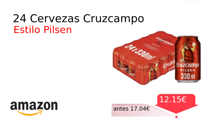 24 Cervezas Cruzcampo