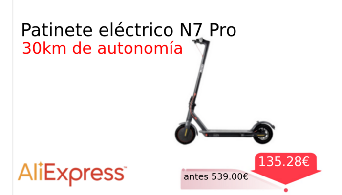 Patinete eléctrico N7 Pro