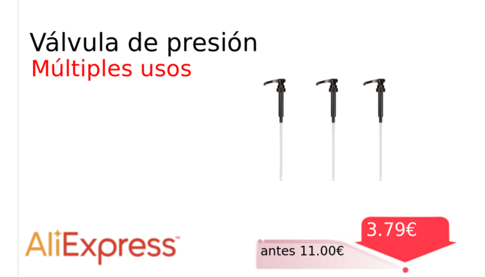 Válvula de presión
