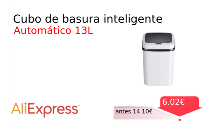 Cubo de basura inteligente