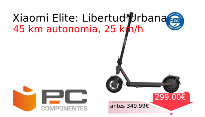 Xiaomi Elite: Libertud Urbana